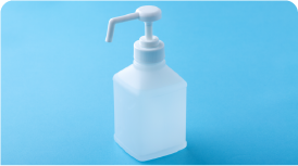 次亜塩素酸水スプレーで徹底消毒